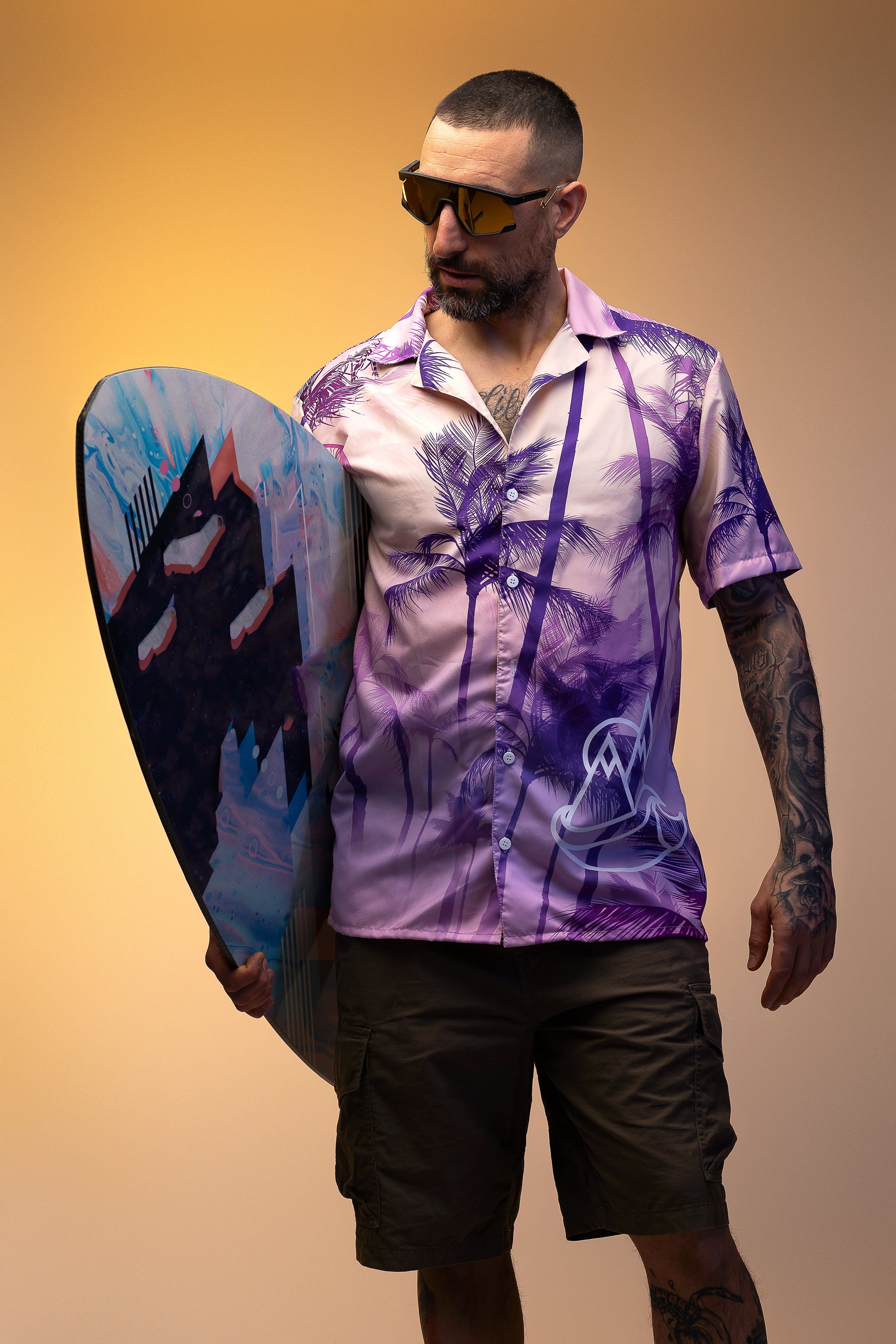 Chemise Hawaïenne "Coucher de Soleil"