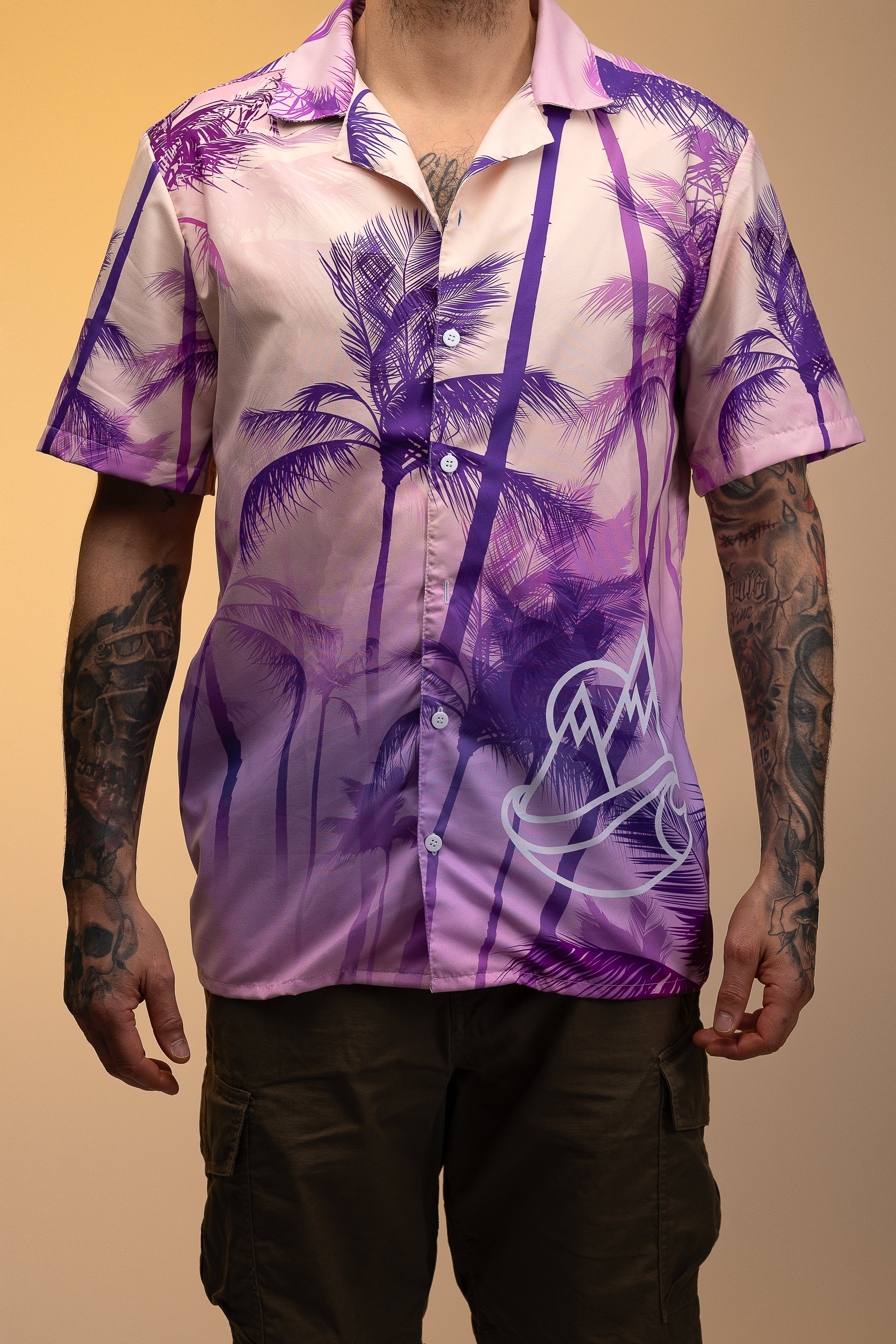 Chemise Hawaïenne "Coucher de Soleil"