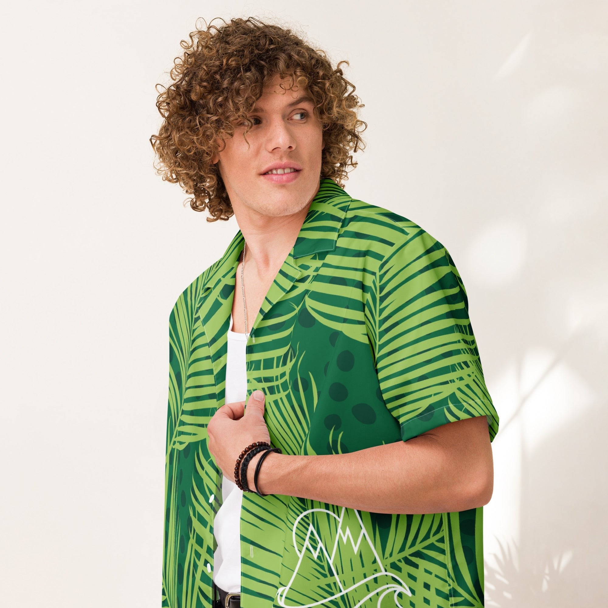 Chemise Hawaïenne "Branche de Palmier" - More Session