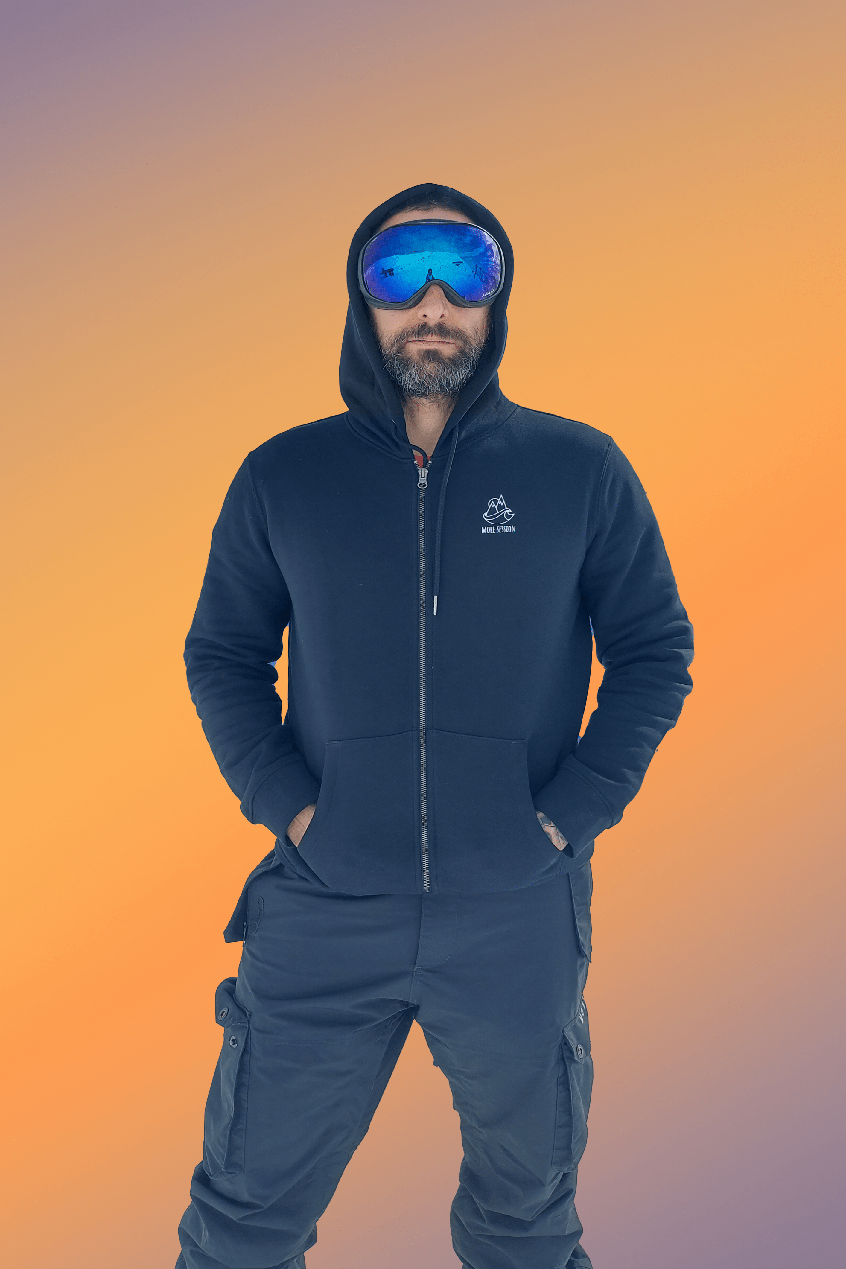 Sweat à Capuche Zippé Unisex - More Session